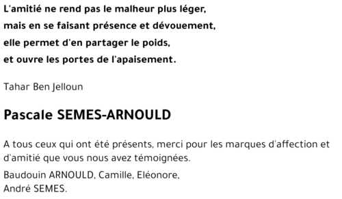 Pascale SEMES-ARNOULD