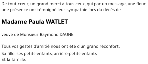 Paula WATLET