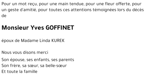 Yves GOFFINET 