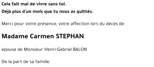 Carmen STEPHAN