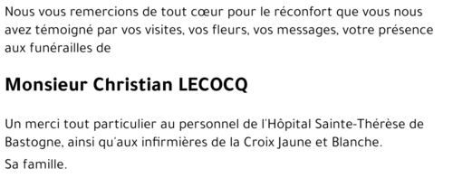 Christian LECOCQ