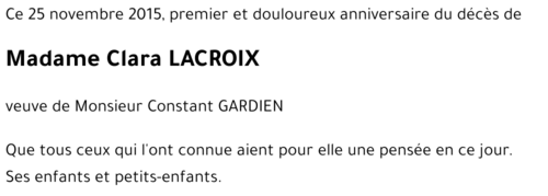 Clara LACROIX 