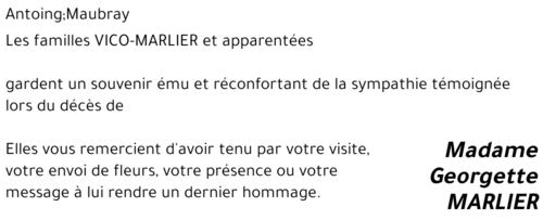 Georgette MARLIER