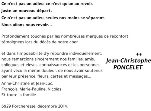 Jean-Christophe PONCELET