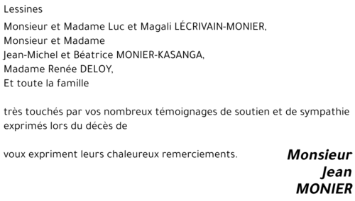 Jean MONIER