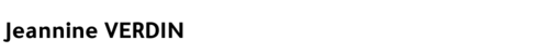 Jeannine VERDIN