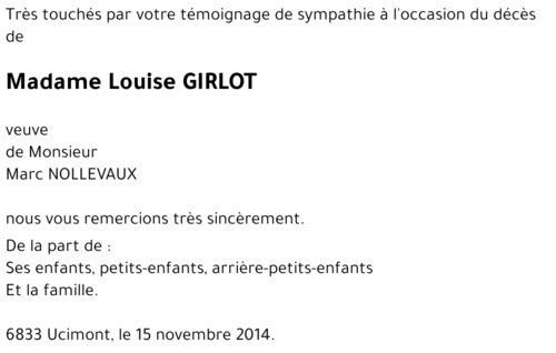 Louise GIRLOT