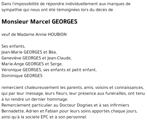 Marcel georges