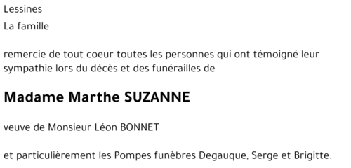 Marthe SUZANNE