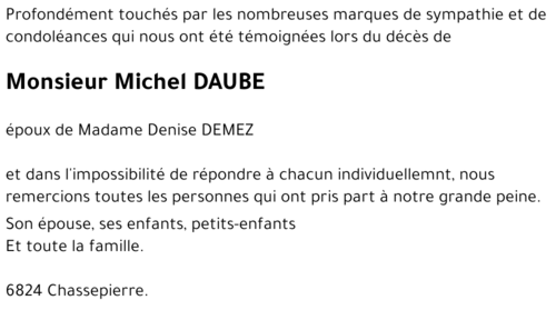 Michel DAUBE