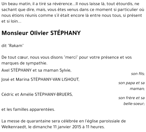 Olivier Stéphany