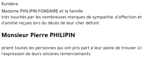 Pierre PHILIPIN