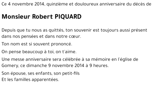 Robert PIQUARD