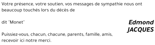 Edmond JACQUES