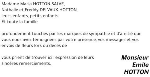 Emile HOTTON