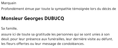 Georges DUBUCQ