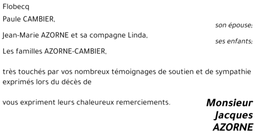 Jacques AZORNE