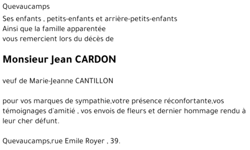 Jean CARDON