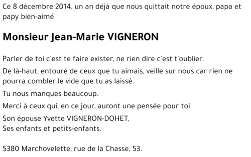 Jean-Marie VIGNERON