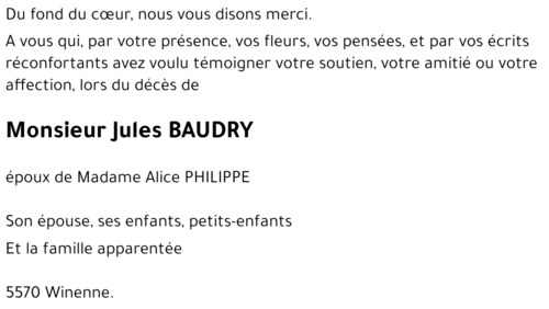 Jules BAUDRY