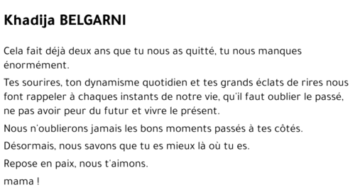 Khadija BELGARNI