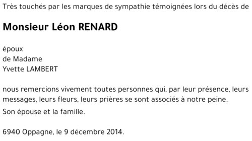 Léon RENARD