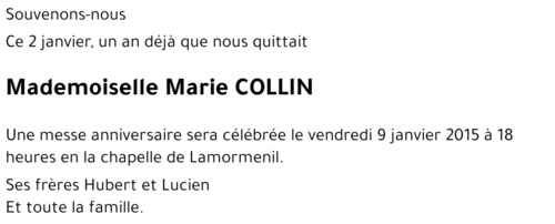 Marie COLLIN