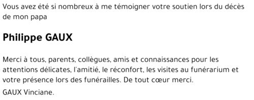 Philippe GAUX