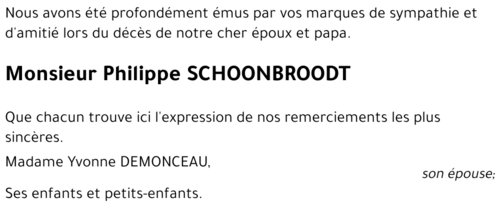 Philippe SCHOONBROODT