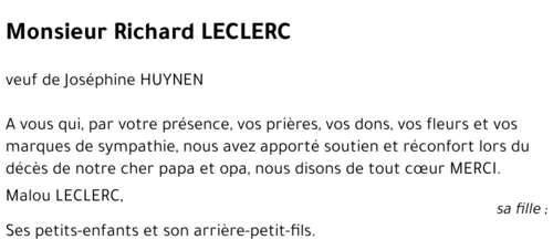 Richard LECLERC