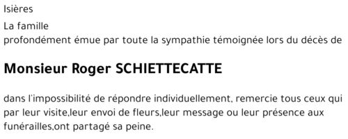 Roger SCHIETTECATTE