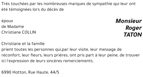Roger TATON