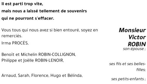 Victor ROBIN