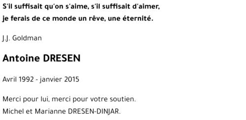 Antoine DRESEN