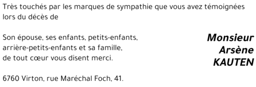 Arsène KAUTEN