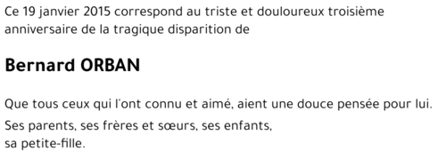 Bernard ORBAN