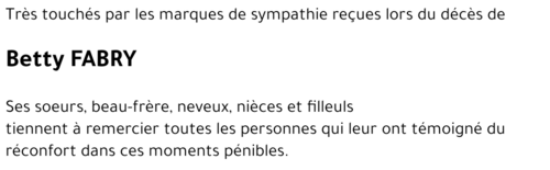 Betty FABRY