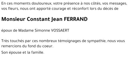 Constant Jean FERRAND