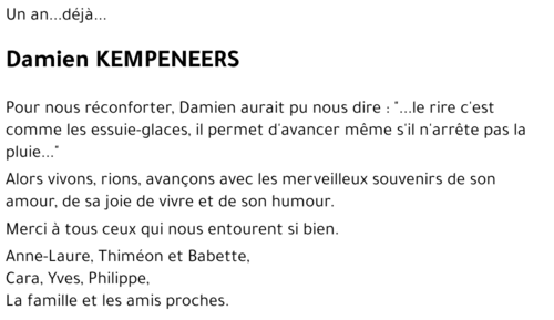 Damien KEMPENEERS