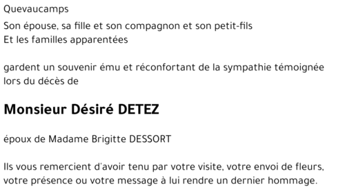 Désiré DETEZ