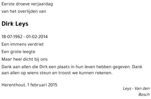 Dirk Leys