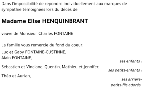 Elise HENQUINBRANT
