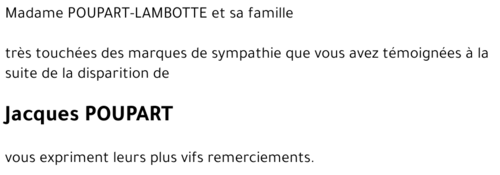 Jacques POUPART