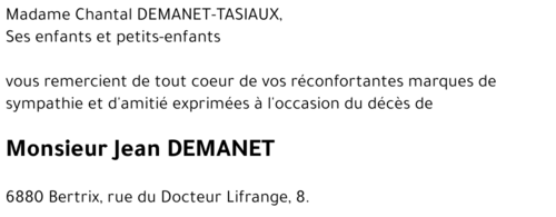 Jean DEMANET