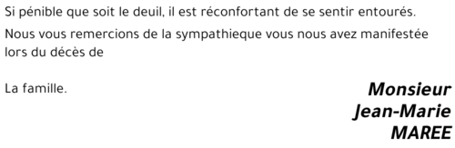 Jean-Marie MARÉE