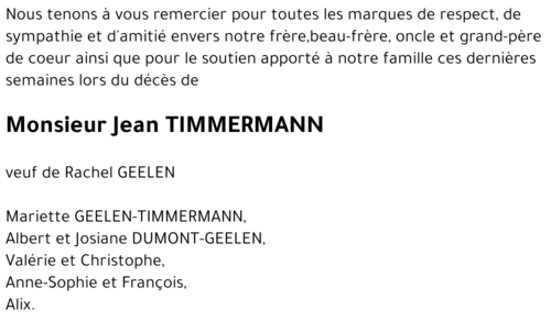 Jean TIMMERMANN