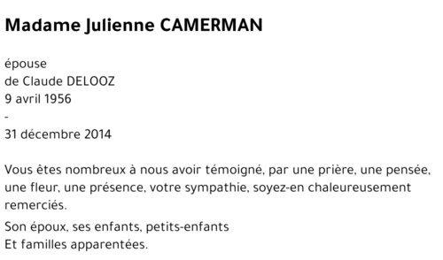 Julienne Camerman