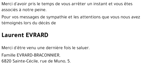 Laurent EVRARD