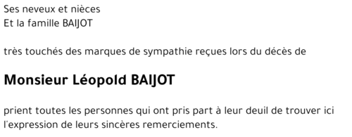 Léopold BAIJOT