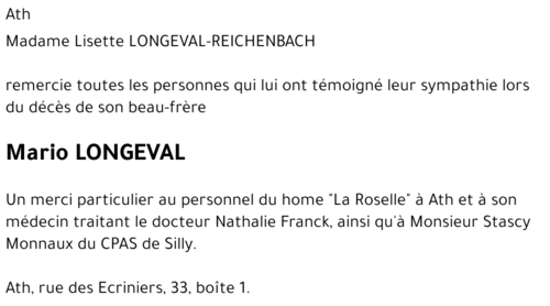 Mario LONGEVAL